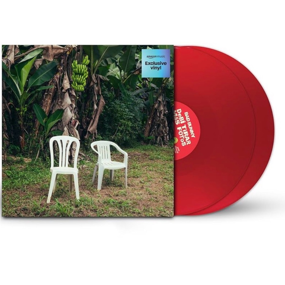 NEW Bad Bunny DeBÍ TiRAR MáS FOToS Double Vinyl Red Unopened and Sealed